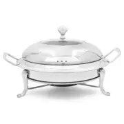 NNEAGS Stainless Steel Round Buffet Chafing Dish Cater Food Warmer Chafer with G