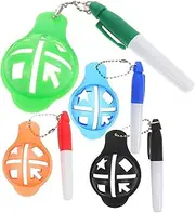 4Pcs Golf Ball Marker Stencils Alignment Tool for Precise Marking Fit for All Golfers Convenient Drawing for Practice and Gameplay Training Effectiveness