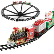Santa's Express Delivery Christmas Train Toy with Light and Sound