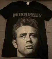 Morrissey James Dean Shirt The Smiths Joy Division Nirvana Radiohead Bowie AIC