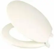 PROPLUS 118978 Premium Wood Toilet Seat, Bone