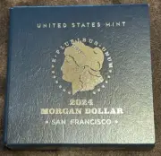 2024-S Proof Morgan Commemorative Silver Dollar Box & COA Box only - no coin