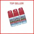 3 bottles Super nail Glue professional Salon Quality,Quick & Strong Nail liquid