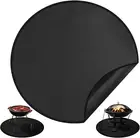 36" Fire Pit Mat Round Fireproof Under Grill Deck Protector for Outdoor BBQ Smok