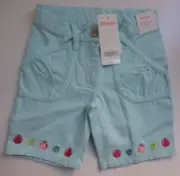 Vintage NWT Gymboree Baby Girl Light Blue Short Pants 3T 2008 New w/Tag