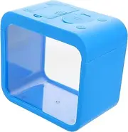 INOOMP Compact Mini Fish Tank with Integrated Light Aquarium for Betta Jellyfish Small Ornamental Fish for Office Desk Home Decoration Durable Aesthetic Design
