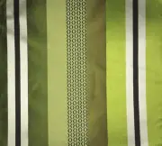 DESIGNERS GUILD Taillandier Stripe Chartreuse Green Black White Remnant New