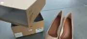 Wittner 38 penrose flesh wedge heels
