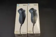 2-PACK Nintendo Wii Nunchuck Black Genuine Official OEM Brand New Factory Sealed