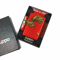 在飛比找樂天市場購物網優惠-ZIPPO 美國紅四面龍 打火機 45813