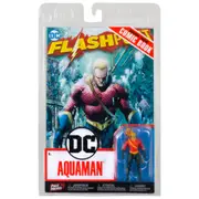 DC Flashpoint Page Punchers Aquaman 3 inch Action Figure with Comic Book