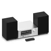 Bluetooth Stereo Shelf System and CD Player, 100W Home Stereo System with FM Rad