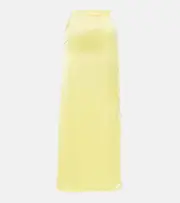 [JW Anderson] JW Anderson Asymmetric crêpe miniskirt UK 8 yellow
