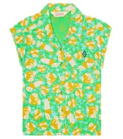 [The Animals Observatory] The Animals Observatory Kangaroo printed cotton T-shirt Y 4 green