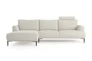 Brosa Como Motion Modular Sofa with Chaise (Seashell White, Left Chaise)