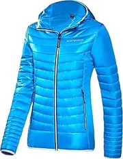 [Black Crevice] Women's Insulation Jacket, Breathable Women's Outdoor Jacket, High-Quality Women's Functional Jacket Made of 100% Polyester and Heat-Insulating Padding, Water and Wind-Resistant