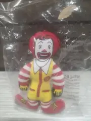 NEW - Ronald McDonald 2007, 4 1/2" Plush Doll Advertising Sealed.