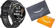 [HUAWEI] Watch GT Runner + Amazon Gift Card - Scientific Running Program and Running Coach - Lightweight and Comfortable Sport Watch with up to 2 Weeks Battery Life, Australian Version - 46mm Black