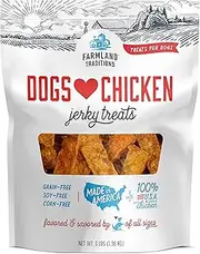 Farmland Traditions USA Made Chicken Jerky Dog Treats, 1.4kg. New