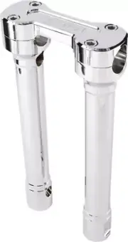 Thrashin Supply Chrome 10" Hole Shot Risers Internal Wiring 3.5" Center Harley