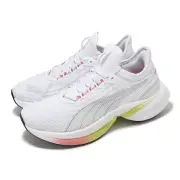 Puma Conduct Pro White Silver Mist Lime Men Unisex Road Running Shoes 379438-05