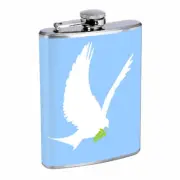 Turtle Dove Em1 Flask 8oz Stainless Steel Hip Drinking Whiskey