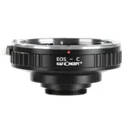 K&F Concept Manual Lens Adapter for Canon EOS EF EF-S Lens to C Cine CCTV Camera