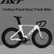 BXT T800 Full Carbon Fixed Gear Bike Carbon Road Racing BSA Track Bicycle