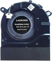 LAOKOEN New Replacement Cooling Fans for HP Pavilion Star 14-DV Discrete Graphics Card CPU Laptop 14-DV TPN-Q244 Series M34454-001 ND75C39-20B03 Fan
