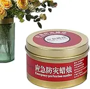 Long Burning Candles,Unscented Candle | Canned Glow Portable Lanterns 20 Hour Burn Time for Home Tent Indoor Outdoor Supplies