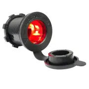 Embedded Light Cigarette Socket Modified 12V 24V Car Charger Embedded