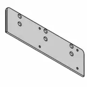 LCN 4020-18G DKBRZ Drop Plate, Narrow Top Rail or Flush Ceiling, Dark Bronze