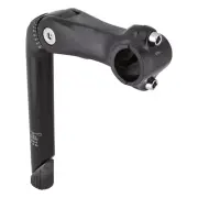 Sunlite Adjustable Stem Quill 110mm 25.4mm Adj. 0-60 Deg Black Aluminum MTB