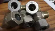 Hydraulic Adapter Fitting EO WE25Sx1" NPT M36x2.0 Heavy
