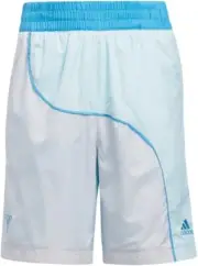 adidas Big Kids Trae Youth Board Shorts Almost Blue Size XL