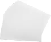 DIY 10pcs Rigid PVC Sheets Picture Frame Film Protectors Hard Plastic for Home Decor Projects