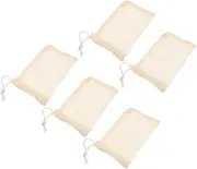 Anneome Cotton Bag Filter Foaming Net Travel Toiletries Bag Drawstring Exfoliating Pouch Soap Pocket Mesh Soap Pouch