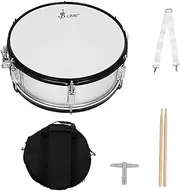 Frediuo 14 inch Snare Drum with Drumsticks Shoulder Strap Drum Key Percussion Instrument for Students Beginners Marching Snare Drum