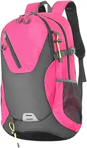 Aymzbd Outdoor Hiking Backpack, Cycling, Leisure Backpack, Sports, Hiking Backpack, Daypack for Cyclists, Rose Red, as described