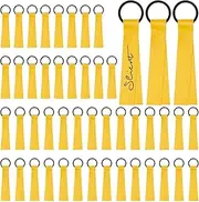 [Generic] Cheer Pom Tags, Pom Poms Name Labels, Portable Cheer Camp Pom Tags Tie Ribbon for Backpack, Box, Key, Bag