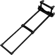 Gatuida Trolley Portable Cart Heavy Duty Cart Moving Cart Luggage Cart Portable Car Seat Tie Bar Car Seats Shopping Carts for Groceries Suitcase Telescopic Handle Replacement Plastic Black