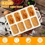 Mini Loaf Pan Silicone Loaf Baking Mold Easy Release Silicone Bread Loaf tyGEI