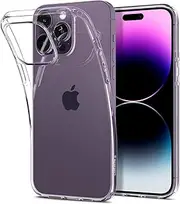 SPIGEN Liquid Crystal Case Designed for Apple iPhone 14 Pro Max (2022)[6.7-inch] Exact Fit Slim Soft Clear Cover - Clear