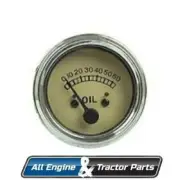 Massey Ferguson Oil Pressure Gauge White Face, 135, TE20 Series 506902M92,