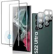 [22Pack] Screen Protector Camera Lens Protector For Samsung Galaxy S24 Ultra Plus S23 S22 S21 S20 Plus Ultra S10 S10 Plus S25 Ultra Tempered Glass 9H Hardness