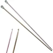 2Pcs Tunisian Crochet Hook 4.5mm 5mm,Extra Long Crochet Hook 13.8in Afghan Cr...