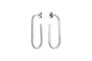 Rosefield Elegance in Steel Ladies' Earrings