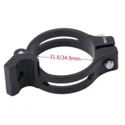 Easy to Use Front Derailleur Brazeon Adapter 34 9mm Aluminum Alloy Black