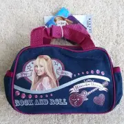 Disney Hannah Montana Purse NWT Small Blue Denim Hand Bag Miley Cyrus Pop Star