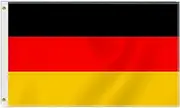Large 3×5 FT Germany Flag, Big 75D German National Outdoor Banner,DecorGarden With Brass Gromment